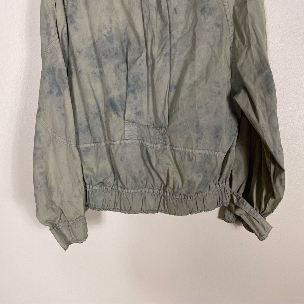 Free People Light Green‎ with Blue Tie Dye Parachute Jacket - Picture 10 of 12